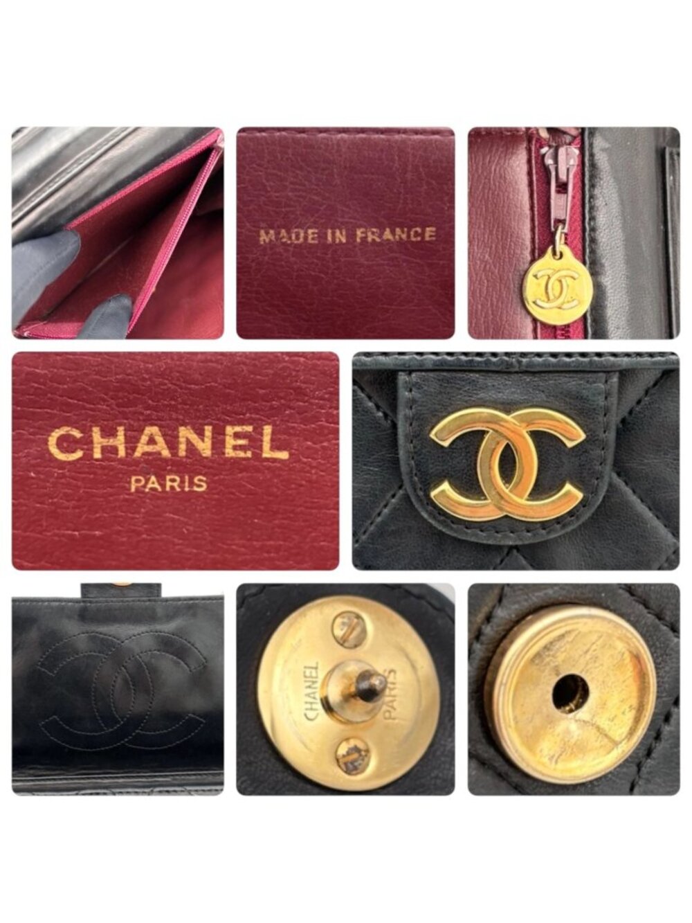 7791655CR T6 Chanel Crossbody Bag Black Lambskin - Picture 10 of 11